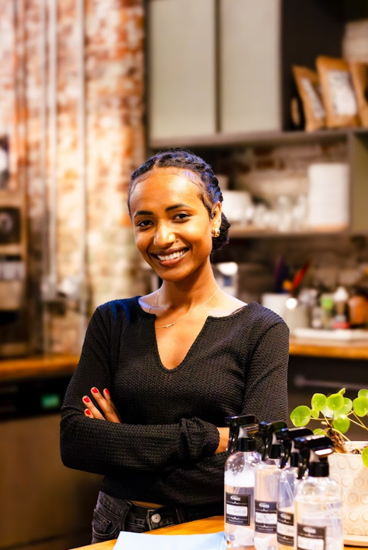 Addi Holmes, founder of Clean Holmes